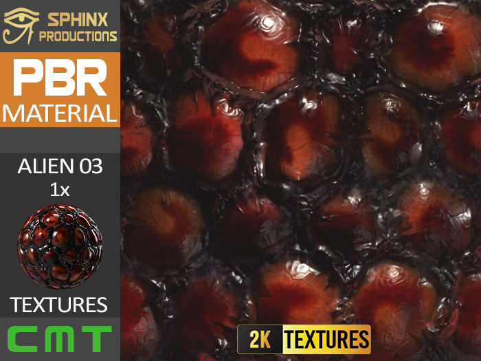 PBR MATERIAL - ALIEN 03