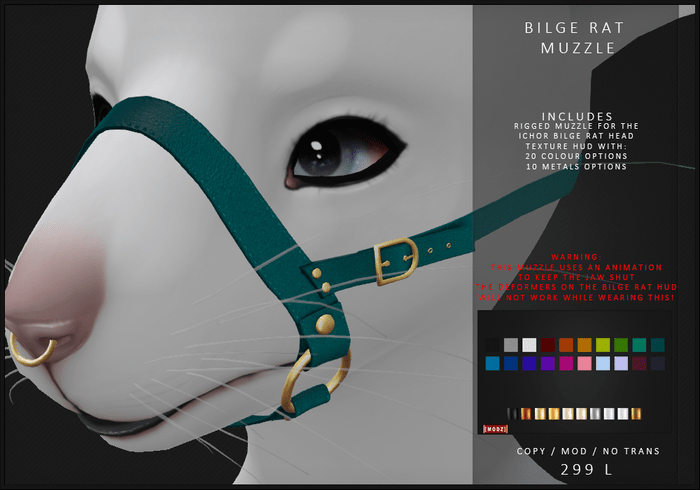 [MODZ] BILGE RAT MUZZLE - ADD ME