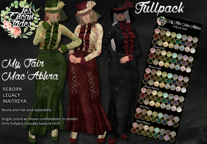 *LE* My Fair Mac'Abhra FULLPACK - Edwardian set