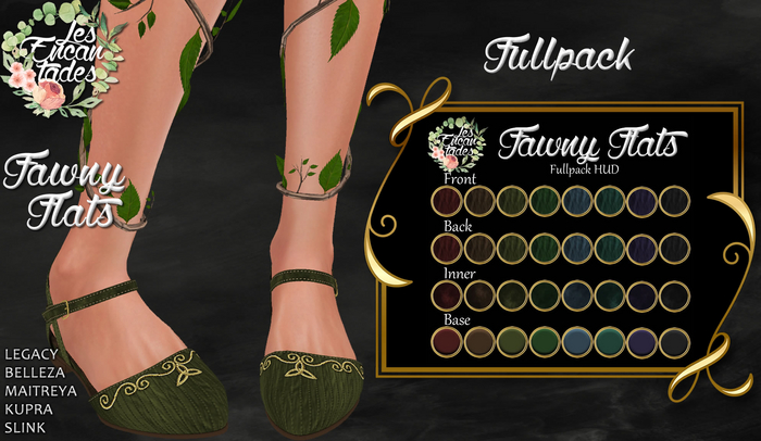 *LE* Fawny Flats Fullpack - Medieval shoes