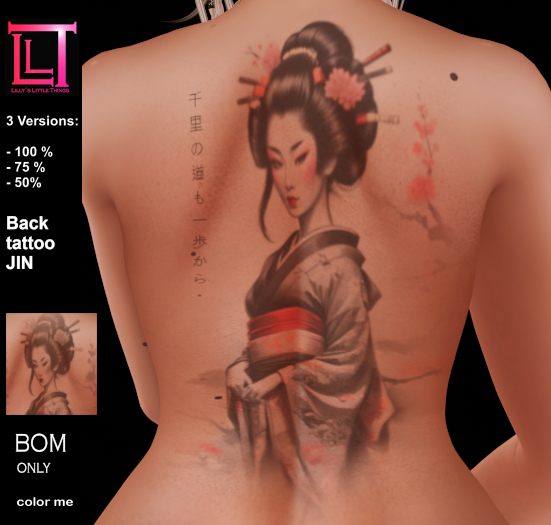 Back tattoo JIN *LLT*