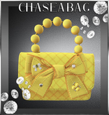 [CHASEABAG] Faberge'  "Yellow" Handbag