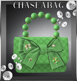 [CHASEABAG] Faberge' "Green" Handbag