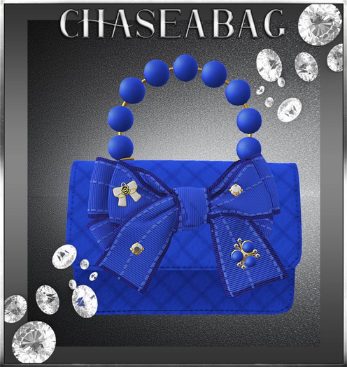 [CHASEABAG] Faberge' "Blue" Handbag