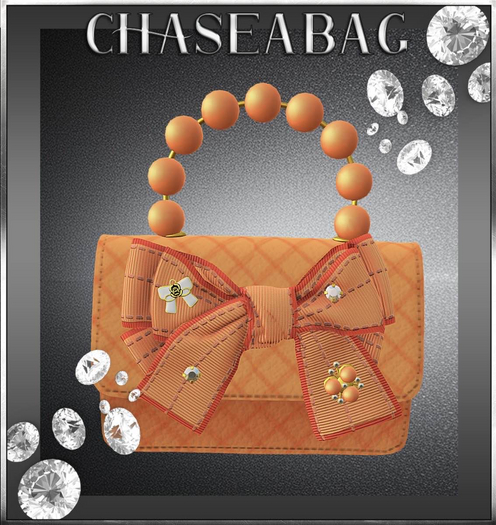 [CHASEABAG] Faberge' "Orange" Handbag