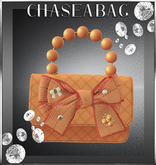 [CHASEABAG] Faberge' "Orange" Handbag