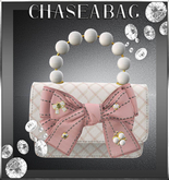 [CHASEABAG] Faberge' "Pink and White" Handbag