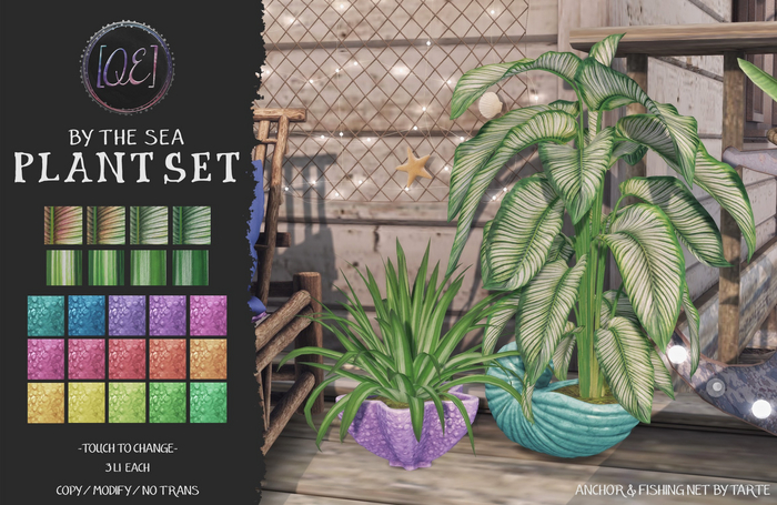 [QE Home] By The Sea Plant Set