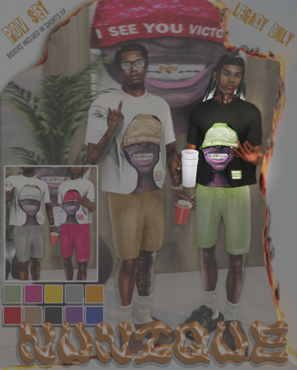 .NUNIQUE. Black pov tee [fatpack[ UPDATE