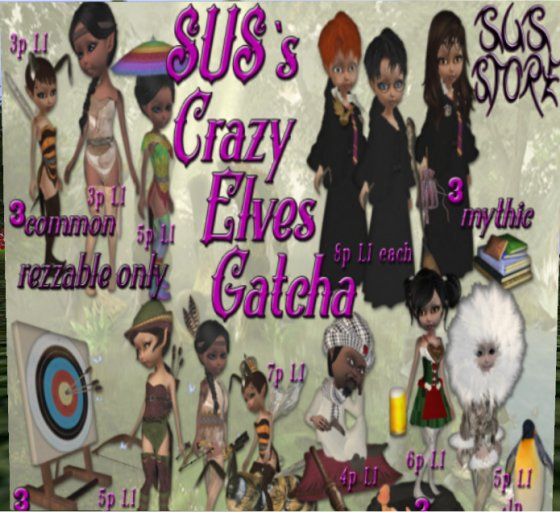 SUS`s Crazy Elves Gatcha Rainy Day