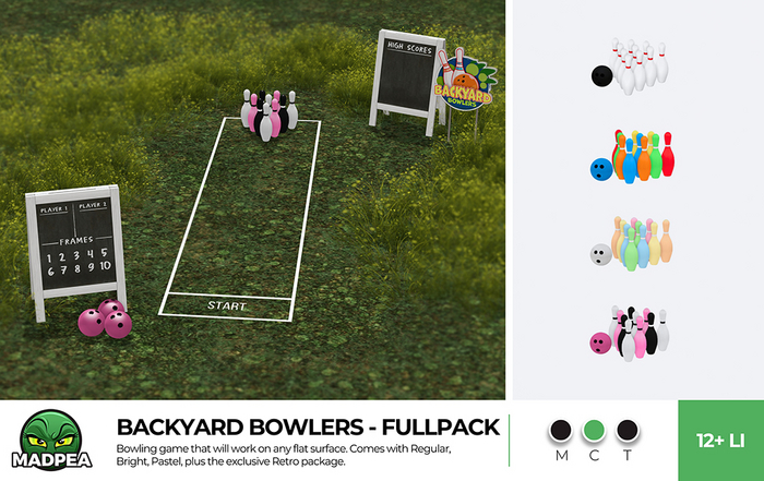 MadPea Backyard Bowlers FULLPACK