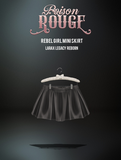POISON ROUGE Rebel Girl MIni Skirt