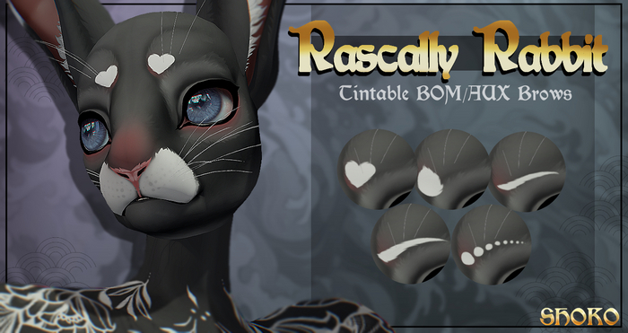 {Shoko} Rascally Rabbit // BOM + UNIVERSAL // Brows