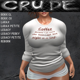 Coffee because I can count the number of hours of sleep I got on one hand Women's T-Shirt (WCL)  <Wear Me>