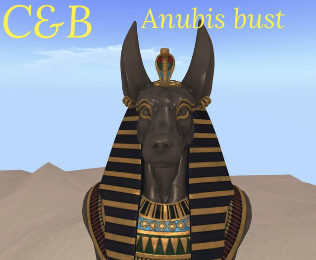 C&B Anubis bust