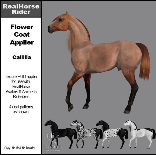 *E* RH Skin Applier Flower Coat Caiillia [Add & Click to Open]
