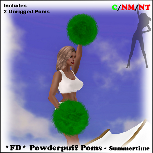 *FD* Powderpuff Poms [Boxed] Summertime