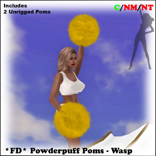 *FD* Powderpuff Poms [Boxed] Wasp