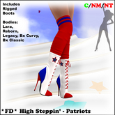 *FD* High Steppin' Boots [Boxed]  Patriots