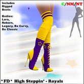 *FD* High Steppin' Boots [Boxed] Royals