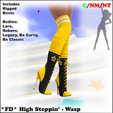 *FD* High Steppin' Boots [Boxed] Wasp