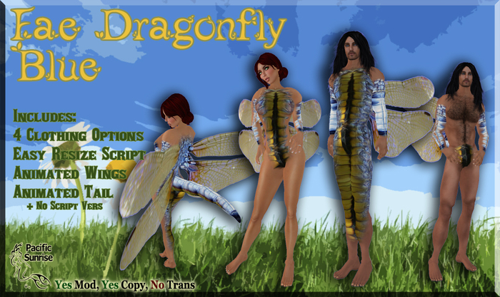 (PS) Fae Dragonfly Blue
