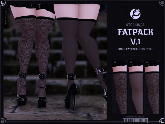 [: Moonlust :] ' FATPACK ' Stockings Set V.1 BOM