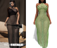 $RICH FATALE - JANET CROCHET MAXI - SWEETPEA