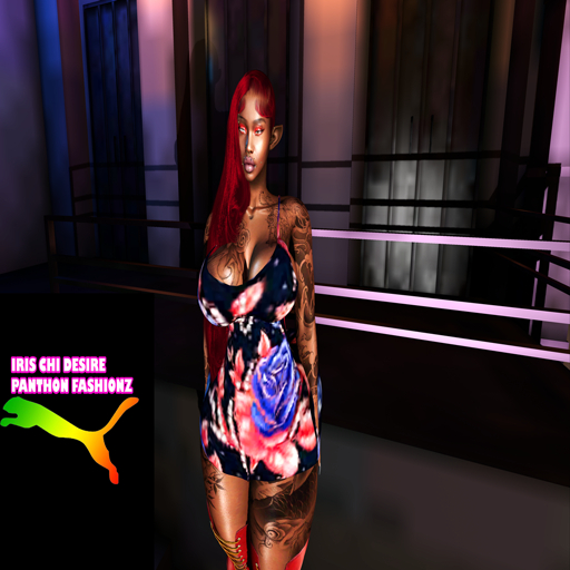 Diamond Red/Purple Dress