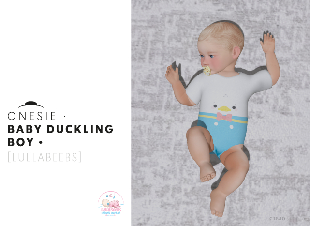 Onesie BABY DUCKLING BOY (Lullabeebs)