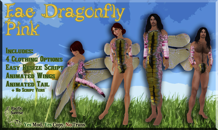 (PS) Fae Dragonfly Pink