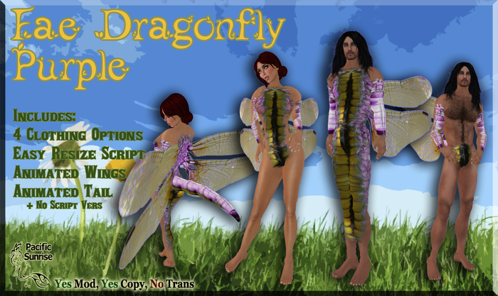 (PS) Fae Dragonfly Purple