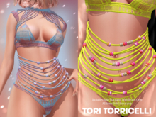 TORI TORRICELLI // Beka Belly Macrame // NeonLime
