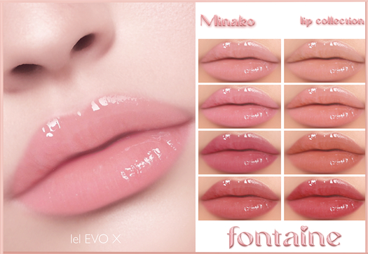 Fontaine Cosmetics - Minako Lips Collection - DEMO