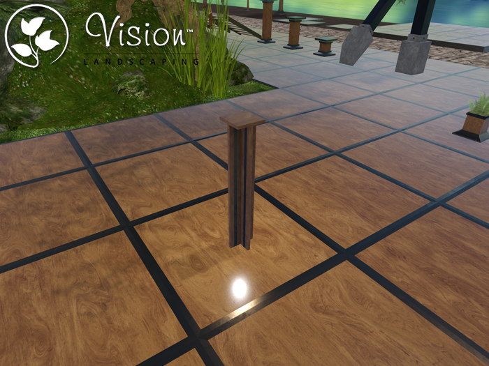 Vision Deck Standing Light Wood