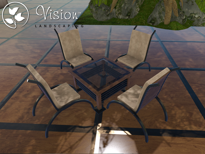 Vision Deck Table Seating Set