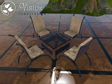 Vision Deck Table Seating Set