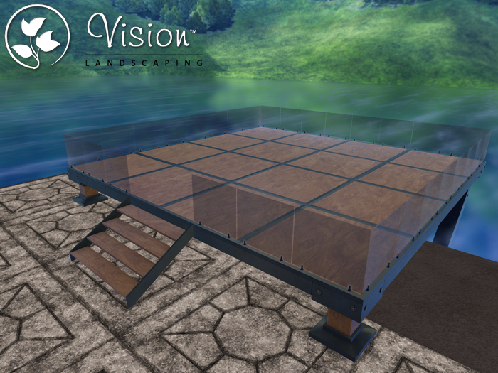 Vision Lookout Deck - Glass Borderless