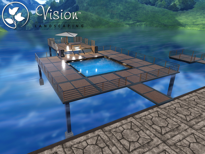 Vision Pool Deck with Stage