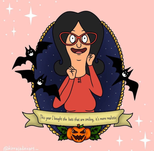 linda belcher smiling bats