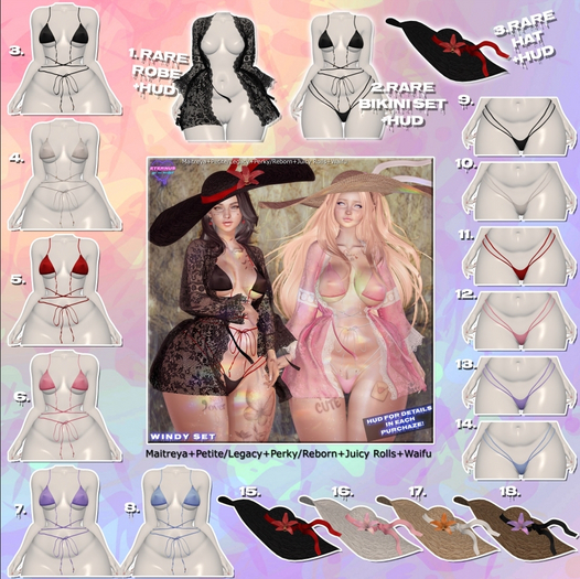 2. [Eternus] Windy Bikini Set (Maiteya/Petite) RARE