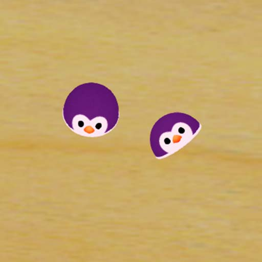 Magenta Pinguin-Mütze