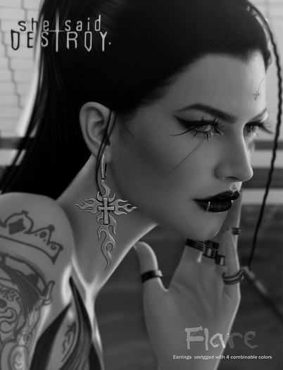 SSD. Flare Earrings - DEMO
