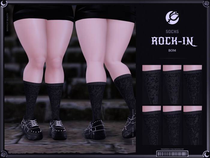 [: Moonlust :] ' Rock-In ' Socks ' BOM