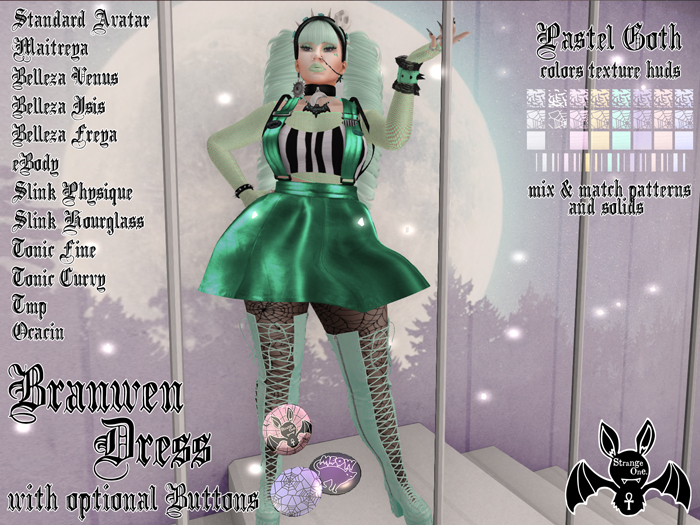 [Strange One.] - Branwen Dress [Pastel Goth]