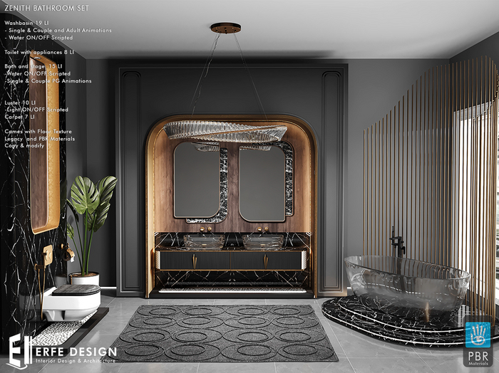 Zenith Bathroom  Set  PBR & Legacy  [Erfe Design] PACK