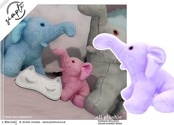 [simpleCUTE] Eli Plushie -Lavender  //ADD ME//