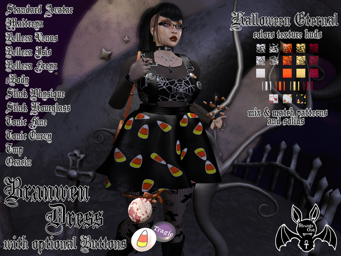 [Strange One.] - Branwen Dress [Halloween Eternal]