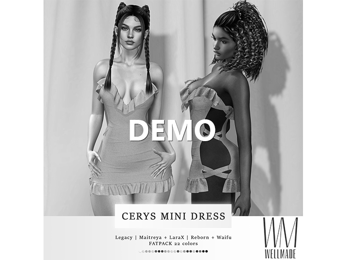[WellMade] Cerys Mini Dress DEMO