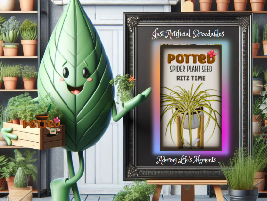 Potted: Spider Plant Seed: Ritz Time